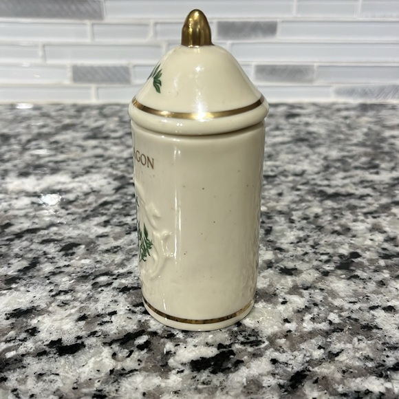 Vintage TARRAGON The Lenox Spice Garden 1992 Fine Porcelain Spice Jar Cook wear - Picture 4 of 9
